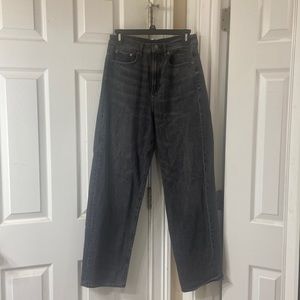 Black HighWaisted American Eagle Mom Jeans (NEVER WORN)